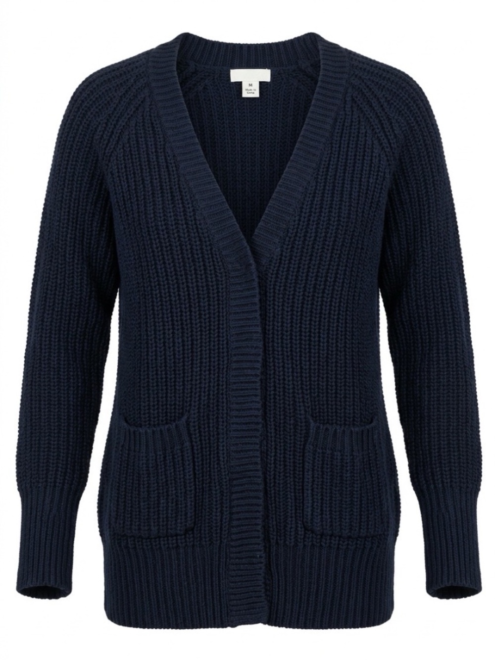 J Crew cable Knit navy cardigan - size small